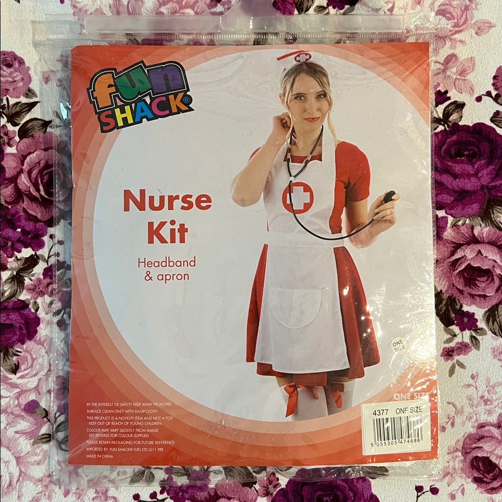 Red Nurse Kit Costume
